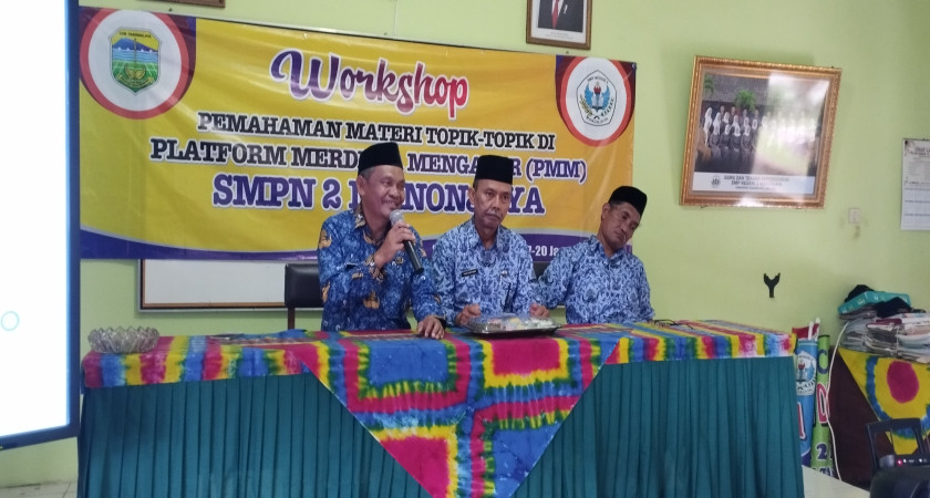 WORKSHOP PEMANFAATAN DAN PEMAHAMAAN PLATFORM MERDEKA MENGAJAR (PMM) TAHUN 2023